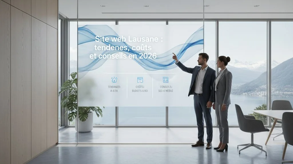 Site web Lausanne : tendances, coûts et conseils en 2026