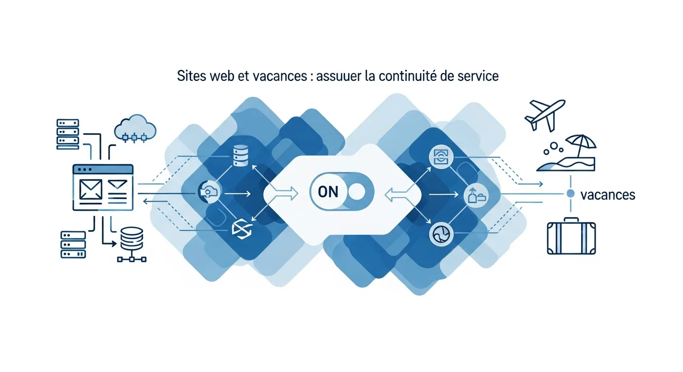 Sites web et vacances : assurer la continuité de service